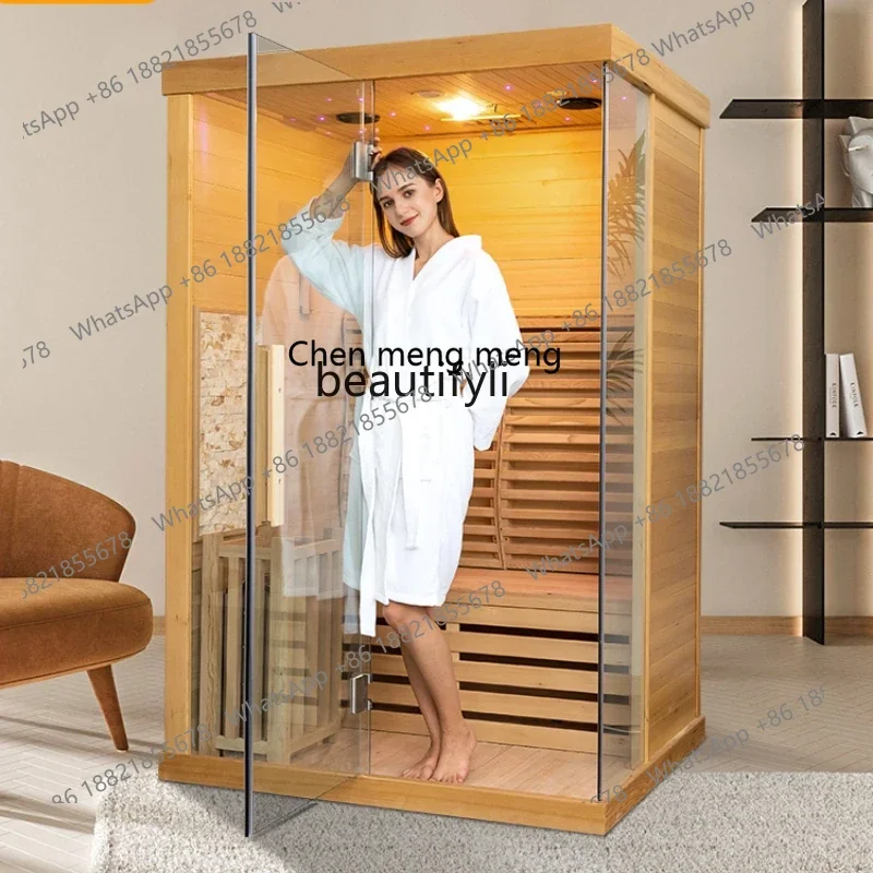 

X Household single sauna box double sweat room beauty salon steam sweat fitness commercial