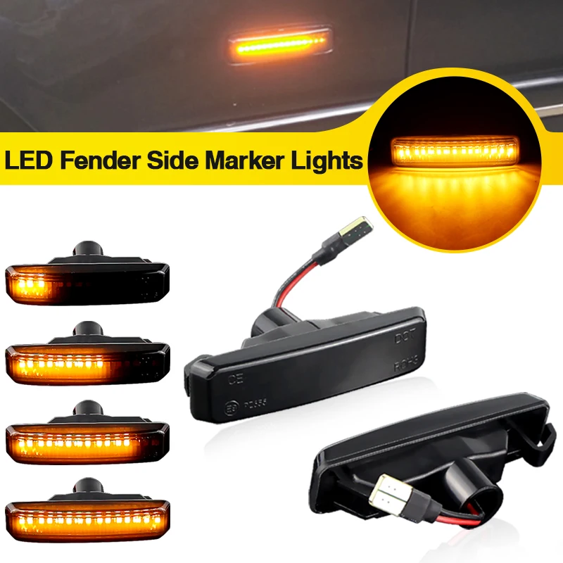 

2PCS Side Marker Flowing Dynamic Blinker For BMW 3 Series E36 Sedan/Coupe/Convertible/Hatchback/Touring LED Turn Signal Light