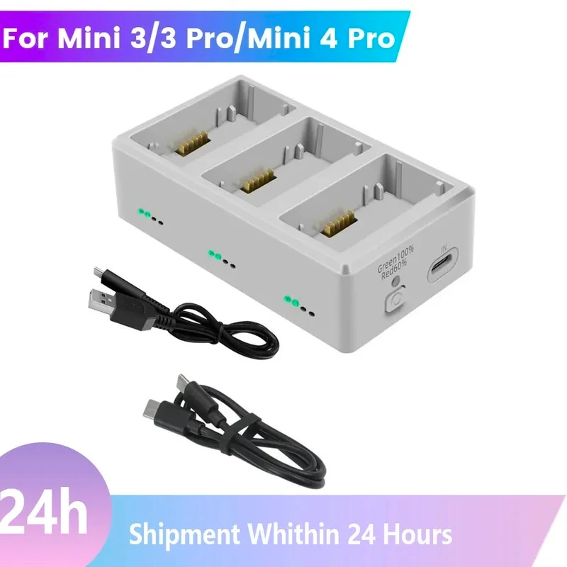 

Charger Hub For Mini 3Pro/Mini3 Flight Battery Fast Charging Hub Intelligent For DJI Mini4 Pro Drone Accessories