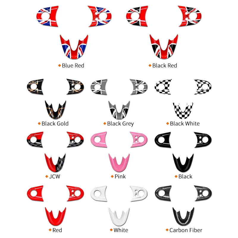 Auto Lenkrad Control Button Panel Dekoration Rahmen Abdeckung Trim Aufkleber für Mini Cooper F54 F55 F56 F57 F60 Auto Styling