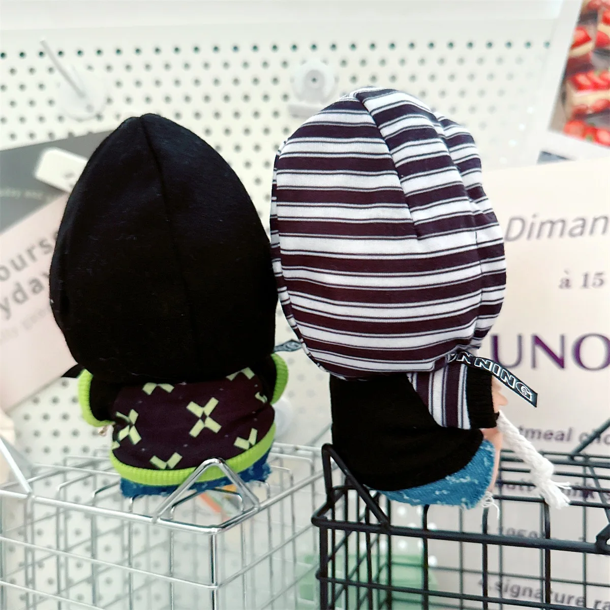 Cartoon Idol Vestiti per bambole Cute Zebra Felpe con cappuccio Pantaloni Cool Boy Set 10-17 cm Kawaii Labubu Vestiti per bambole Accessori Giocattoli