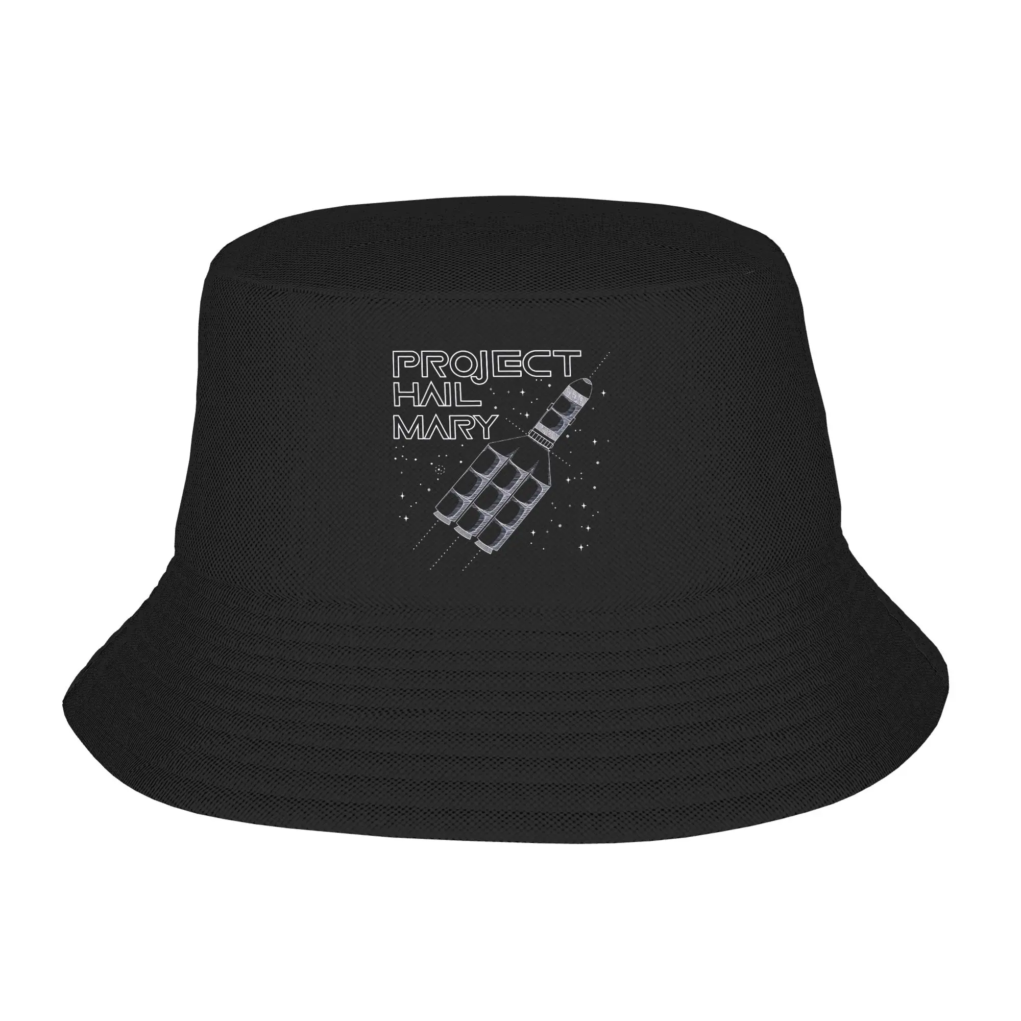 Unisex Project Hail Mary Poster Bucket Hat  Personality Fisherman Hats Summer Casual Fishing Caps Outdoor Pattern Sun Hat