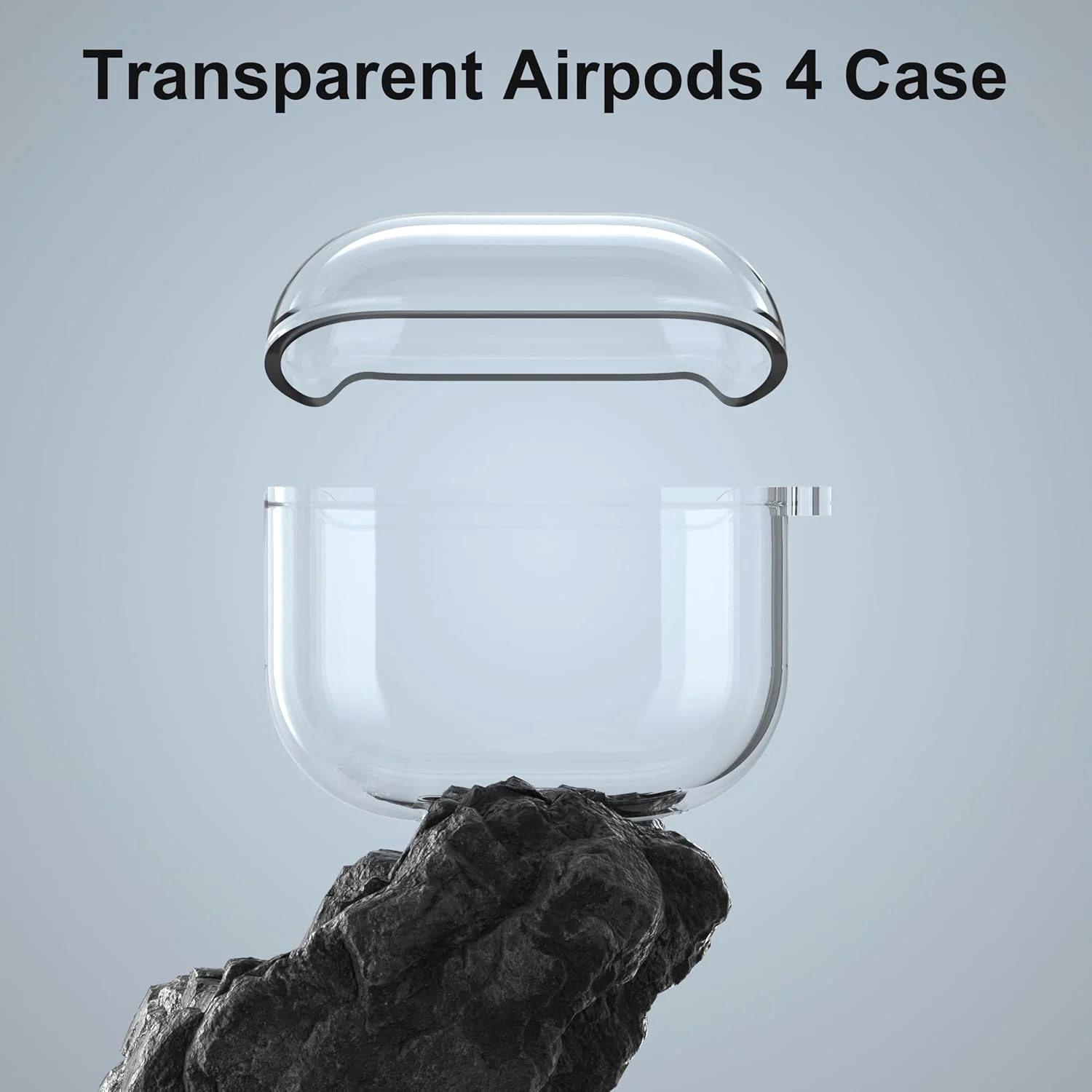 غطاء حماية متوافق مع AirPods الجيل الرابع، جراب Airpods ناعم من مادة TPU مع مجموعة أدوات تنظيف، حافظة واقية مقاومة للصدمات مع سلسلة مفاتيح