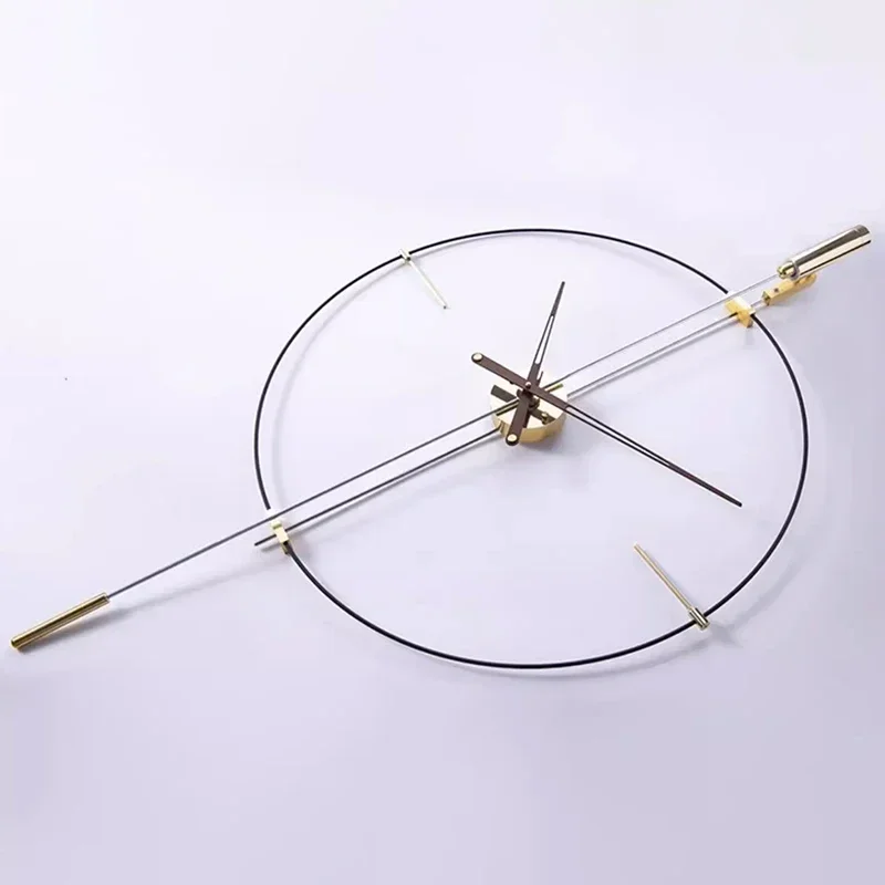 Art Metal Wall Clocks Silent Pendulum Design Luxury Clocks Wall Aesthetic Modern Clock Living Room Watches Home Decoration