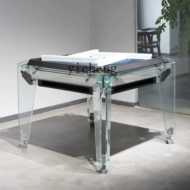 Automatic Mahjong Table Polyhedron Multi-function Club Home Silent Electric Mahjong Machined26