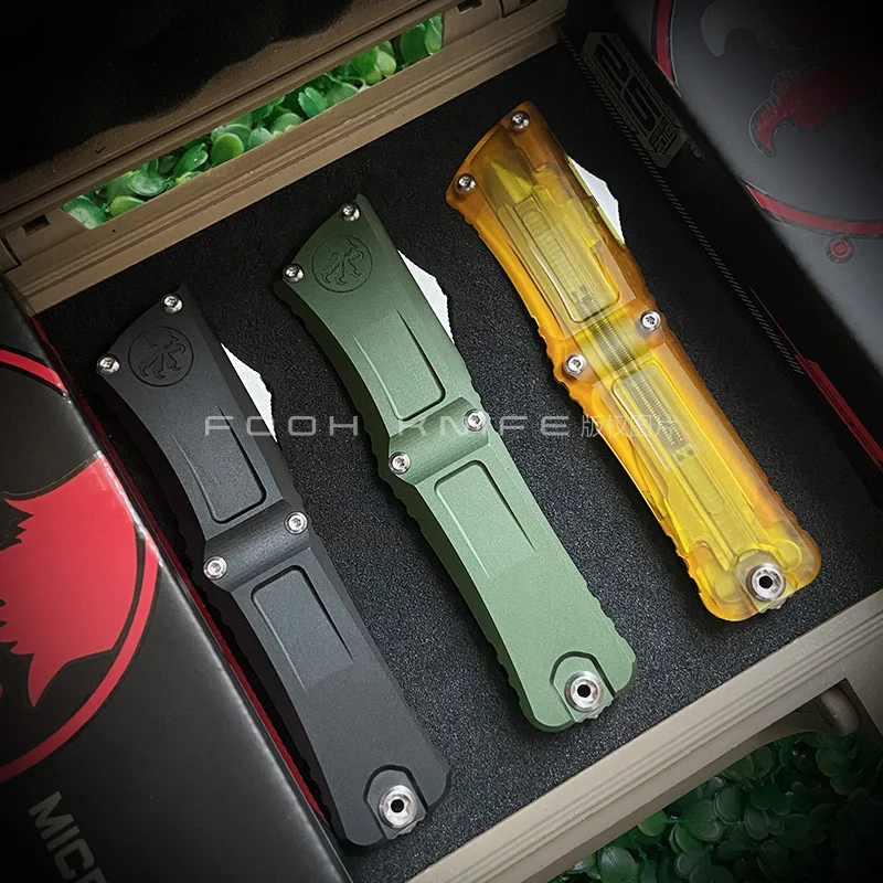 

FOOHKNIFE VERSION GEN III COMBAT TROODON 3 MICRO Tactical TECH Gear D2 Steel CNC 6061 Aluminum Handle EDC Tools Comb