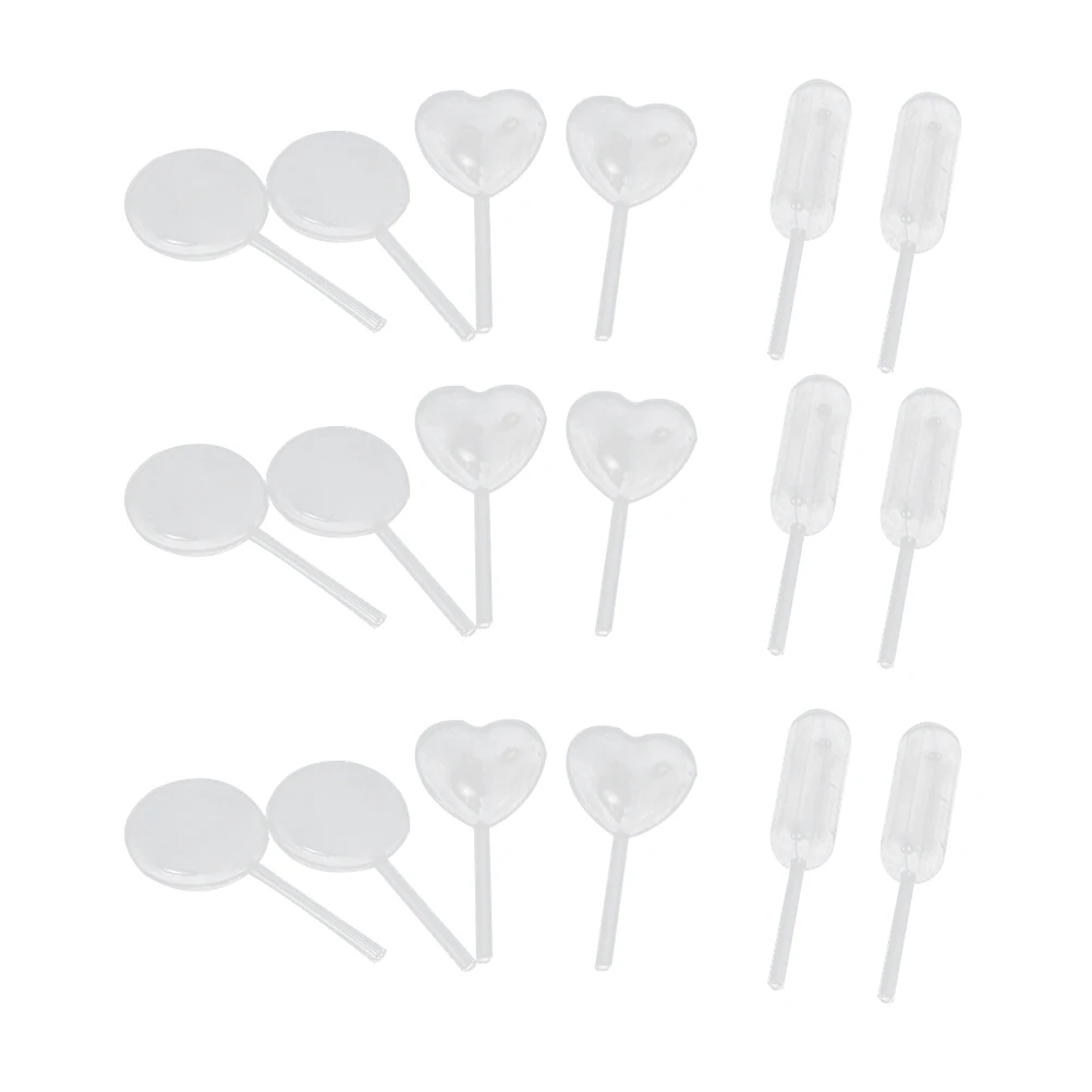

150pcs Transfer Pipette 4 Plastic Heart Shape Baking Supplies Cake Ice Cream Dropper