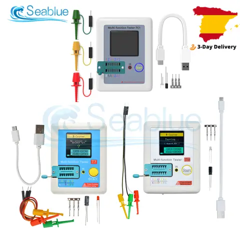 Transistor Tester Multimeter with Color Display Aideepen
