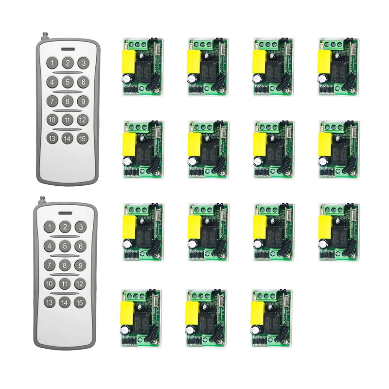 

AC 220V Radio frequency RF remote control switch lighting/LED 433.92 mhz learning code