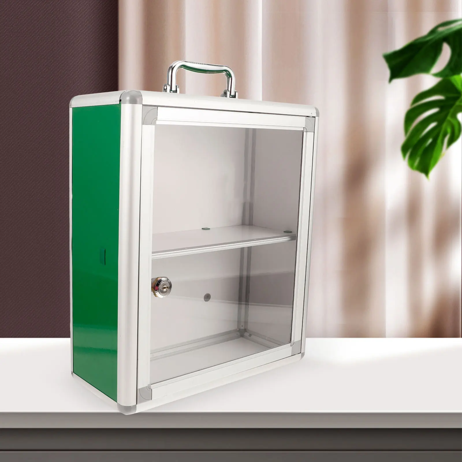 

Wall-mounted First First Aid Storage Containers Box Kit Medium HR-681 Medicine Chest for Home Office Car Storage Containers