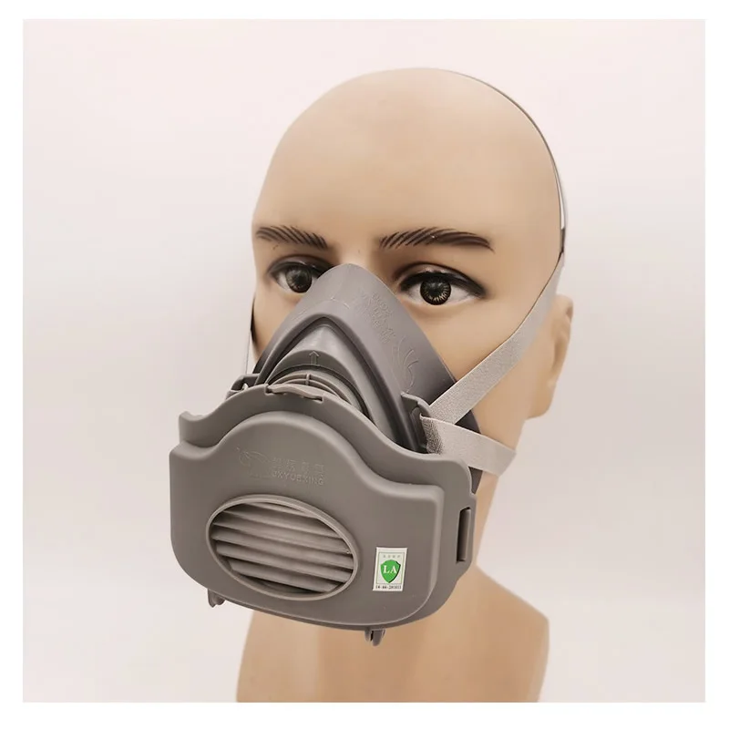 With Filters Reusable Dust Proof Respirator Half Face Dust Mask For DIY Polishing Daily Haze Protection Anti-dust Safety Tool