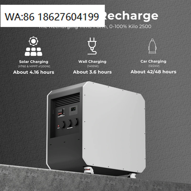 4.2KW-12KW Low Voltage UPS Solar Generator LiFePO4 Battery Industrial Home Outdoor Portable Power Station