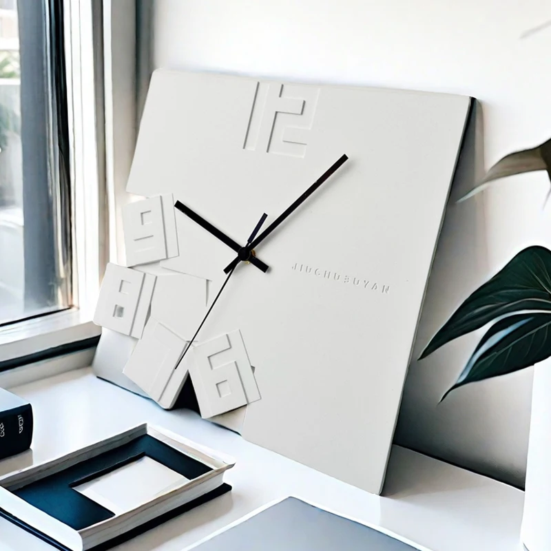 

Tabletop Aesthetic Wall Clocks Beautiful Noiseless Stylish Classic Wall Clock Bedroom Interior Reloj De Pares Home Furniture