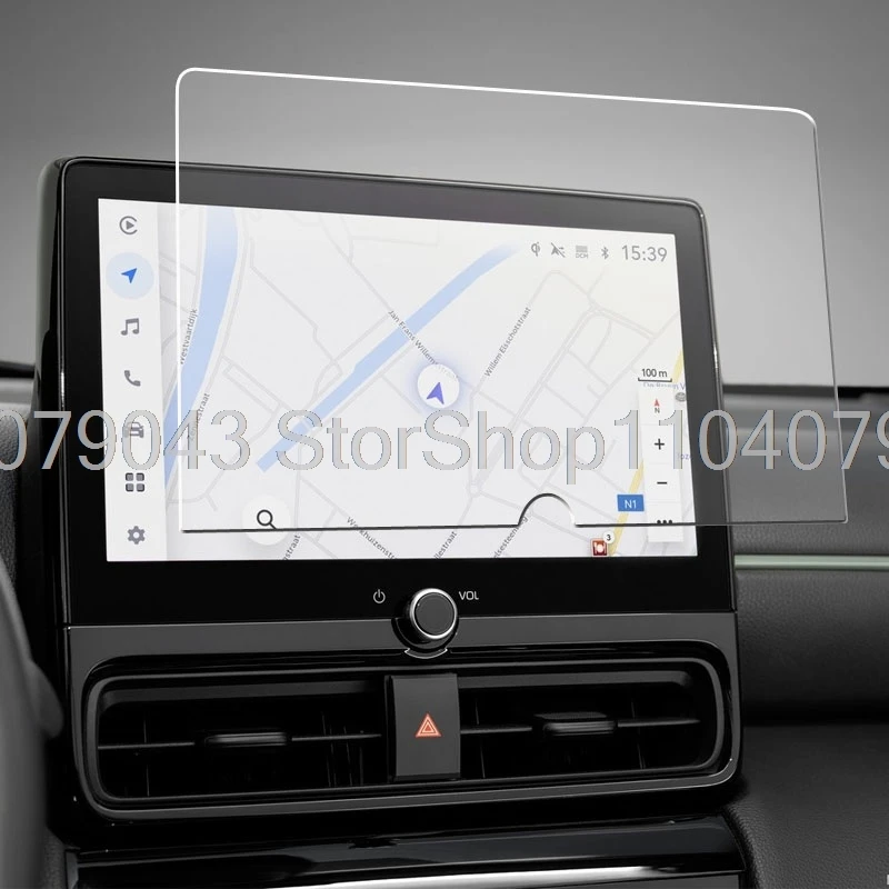 واقي للشاشة من الزجاج المقسى لسيارة Toyota GR YARIS 2024 2025 10.5 بوصة راديو المعلومات والترفيه LCD نظام تحديد المواقع والملاحة أفلام واقية