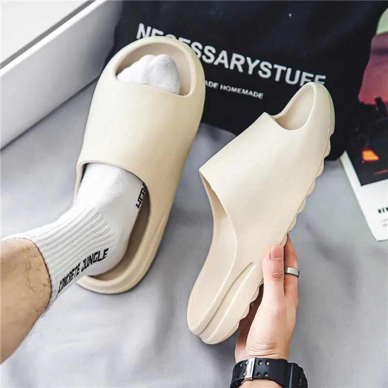 Fashion Women Slippers Summer Flat Lightweight EVA Home Bathroom Slippers Comfort Massage Couples Indoor Slides Shower Shoes