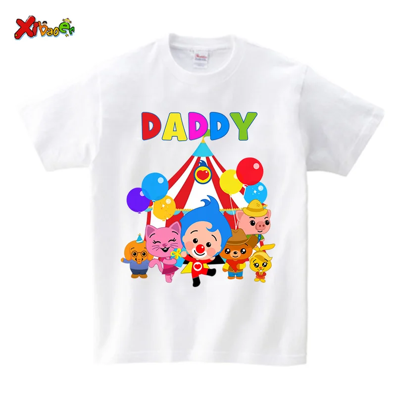 Matching Family Outfits Party Plim Shirt Summer Matching Outfits Beach TShirt Children Toddler T Shirts Mommy Clothes Daddy Baby