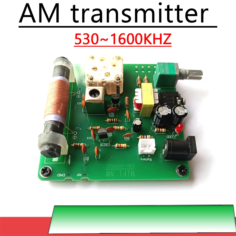 Transmissor Experimental am de Onda Média Rádio Cristal Estação Estudantil Transmissão Amp 5301600khz