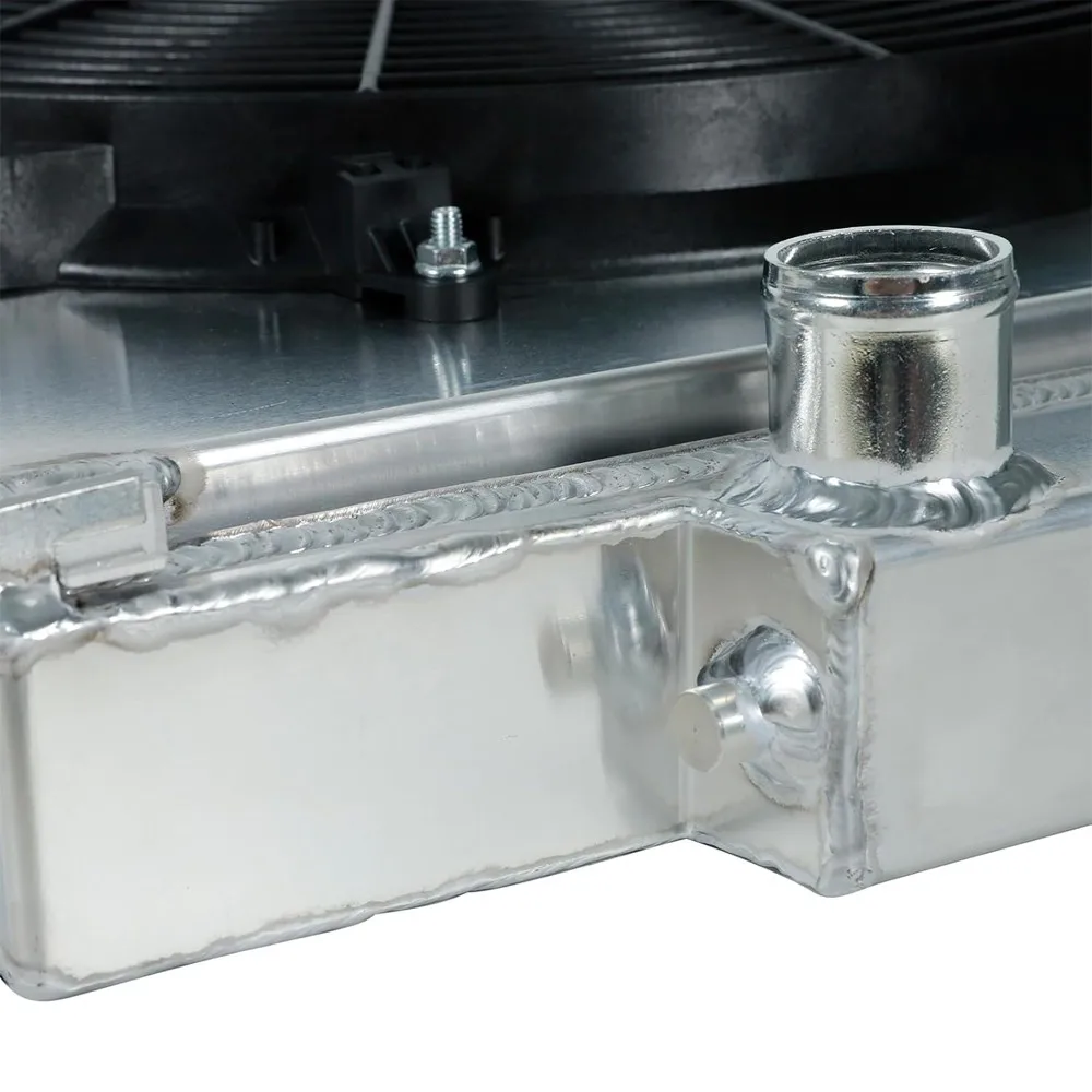 2 Row Aluminum Radiator + 16" Fans + Shroud Kit For BMW 1988-1991 E30 3-Series 325i 325is 325iX 2.5L E36 3-Series 320i 2.0L