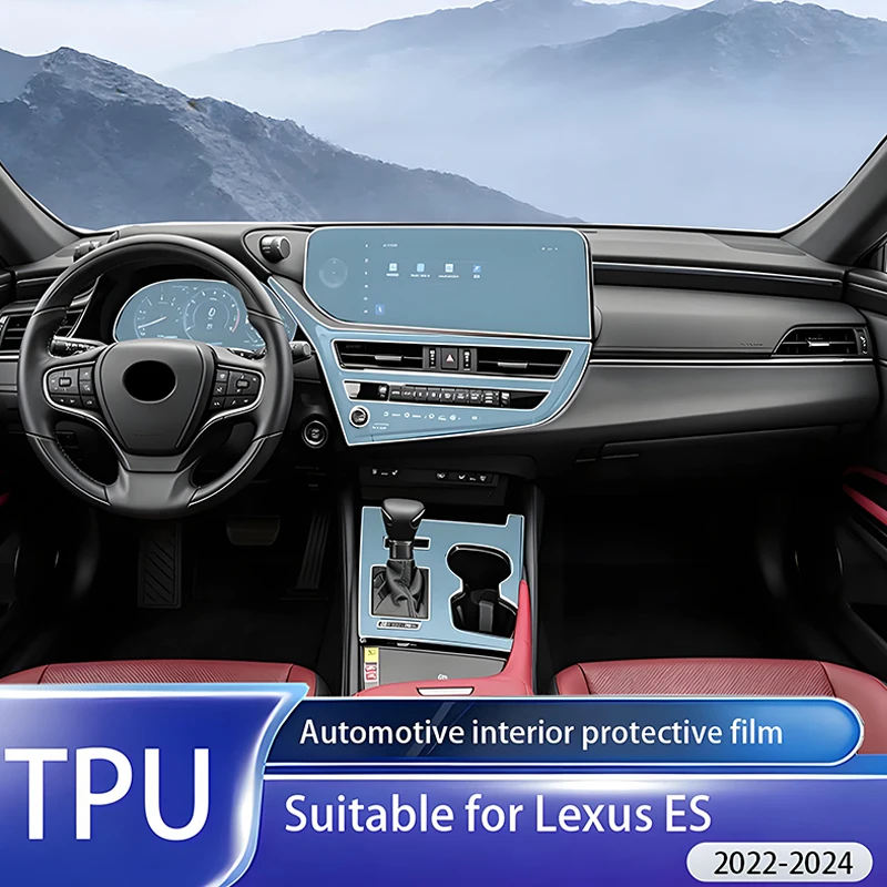 

Fit for Lexus ES 2022-2024 Interior TPU PPF Film GPS LCD Dash Anti-Scratch Transparent Full Instrument Screen Protector Accessor