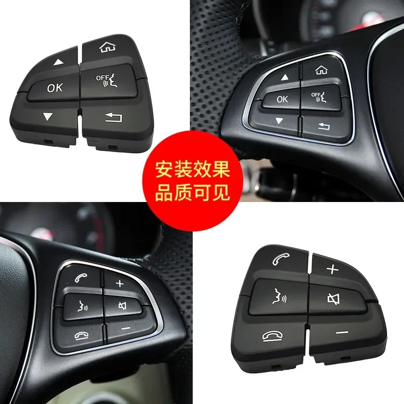 For Mercedes Benz C Class W205 GLC X253 Steering Wheel Switch Button Control 0999050200 5