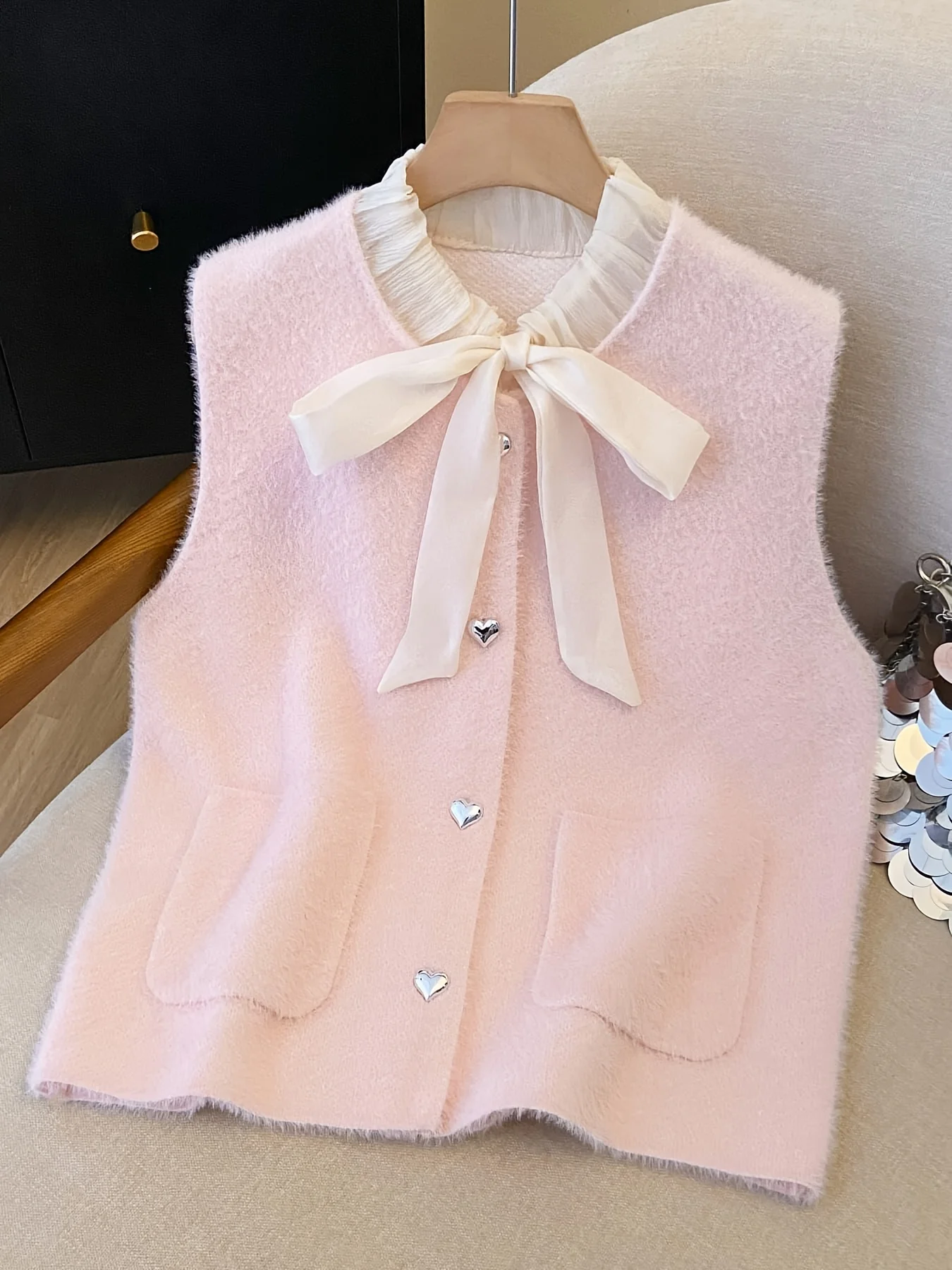 

Plus Size Women Bow Floral Cardigan Elegant Casual Outerwear