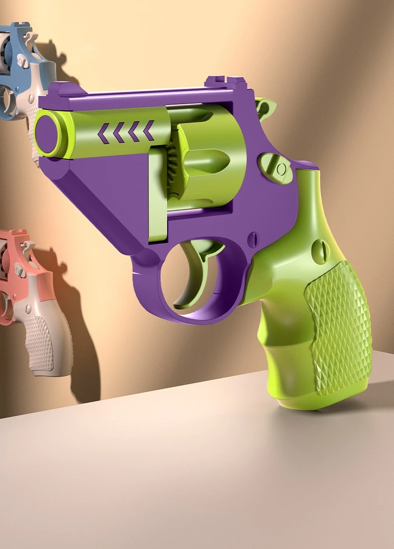Interaktive rotierende Spielzeugpistole für Kinder und Erwachsene zur Stresslinderung (zerlegbar) – das beliebteste Weihnachtsgeschenk für Jungen – Detail 4