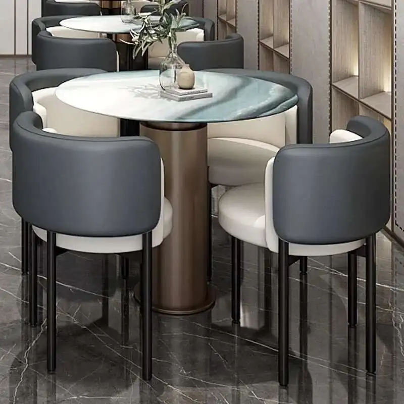 كراسي طعام بنية إسكندنافية حديثة فاخرة ومريحة كرسي جمالي للمطبخ كرسي مريح أثاث Salle À Manger