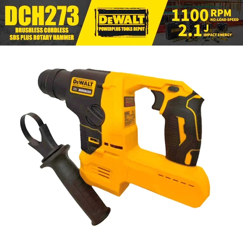 

DEWALT Brushless Charging Electric Hammer DCH273 Compact Three-function 20V Concrete Drilling Electric Hammer Drill