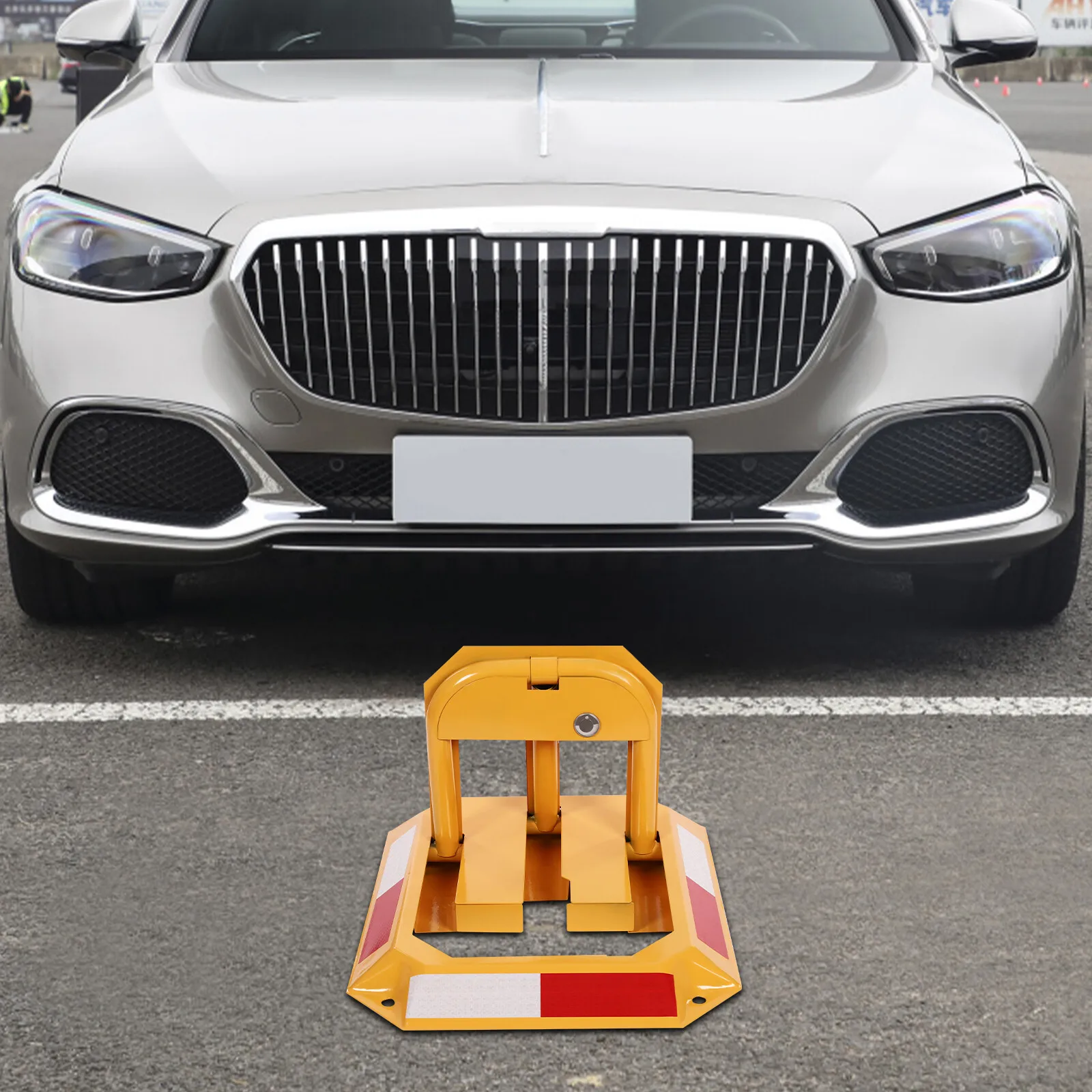 

Manual Parking Space Lock Octagona Lock Folding Car Parking Lock with 3* Keys