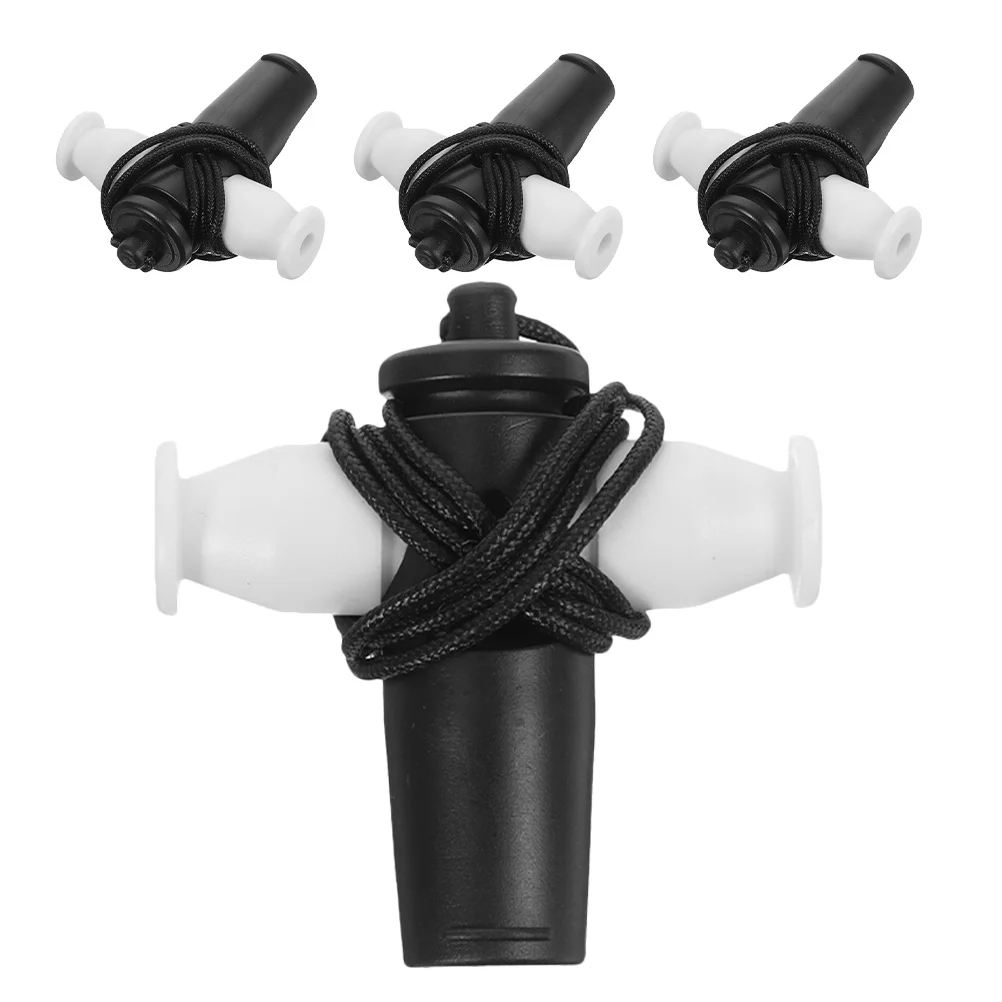 4 قطعة صافرة السامبا البلاستيكية للمعلمين المدربين ممارسة الرقص التعلم المبكر أداة عزف موسيقى صفارة السامبا