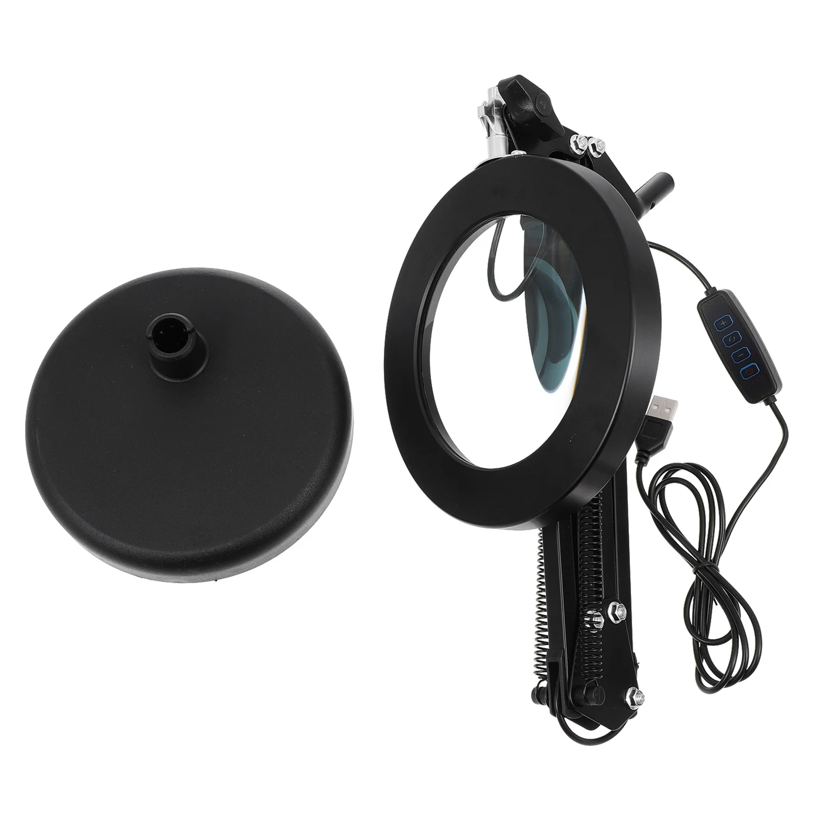 

LED Magnifying Lamp USB Charging Portable Eye Protection Tattoos Manicure Desktop Table Reading Lamp Desktop Light