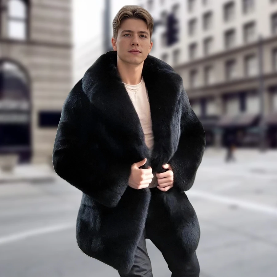 

Real Fox Fur Jacket For Mens Warm Winter Coat Best Selling Styles Natural Fox Fur Coats