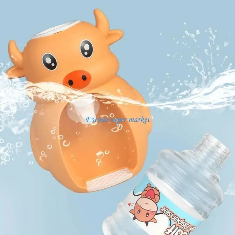

090B Drinking Fountain for Water Juice Milk Simulation Cartoon Calf Kitchen Toy