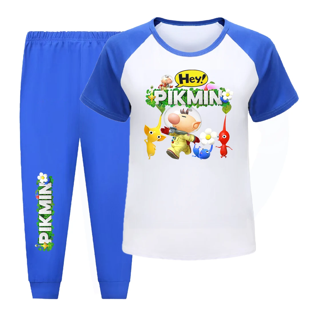أطقم بيجامات للأولاد من Pikmin Wiki بدلة بيجامات قطنية للفتيات بأكمام طويلة للربيع ملابس أطفال ملابس نوم للأطفال من سن 2 إلى 16 سنة