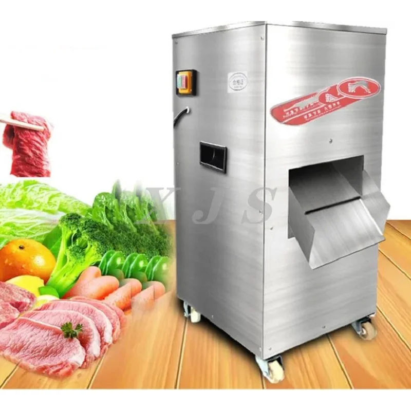 

Новая коммерческая вертикальная машина для нарезки мясных блоков из нержавеющей стали, автоматическая машина для нарезки кубиками со съемным лезвием