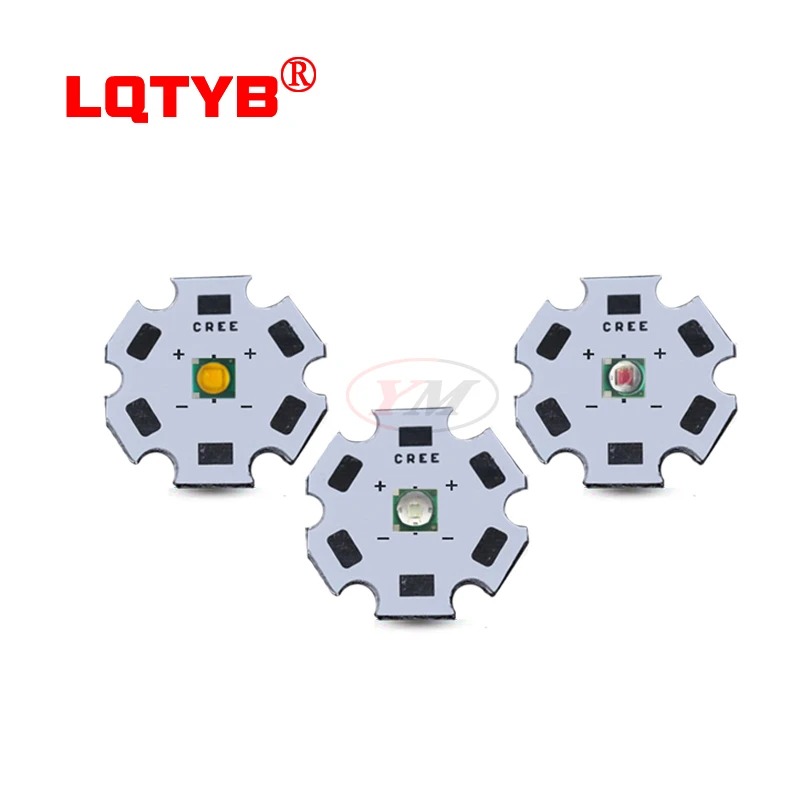 high power 3W LED CREE 3535 XPE lamp beads white red green blue yellow purple infrared infrared can solder12-20mm LED PCB