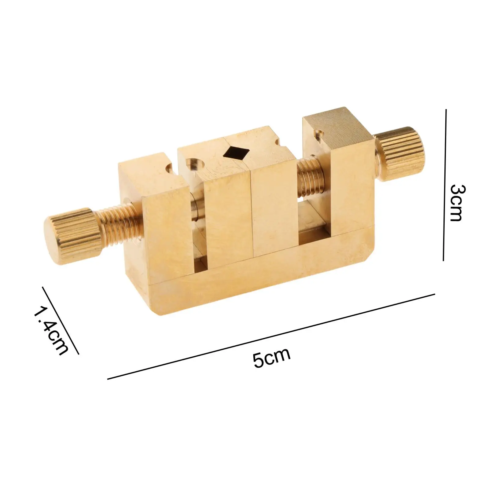 Strumento di riparazione della corona dell\'orologio, morsa da banco da tavolo pinza per riparazione dell\'orologio in ottone professionale morsetto