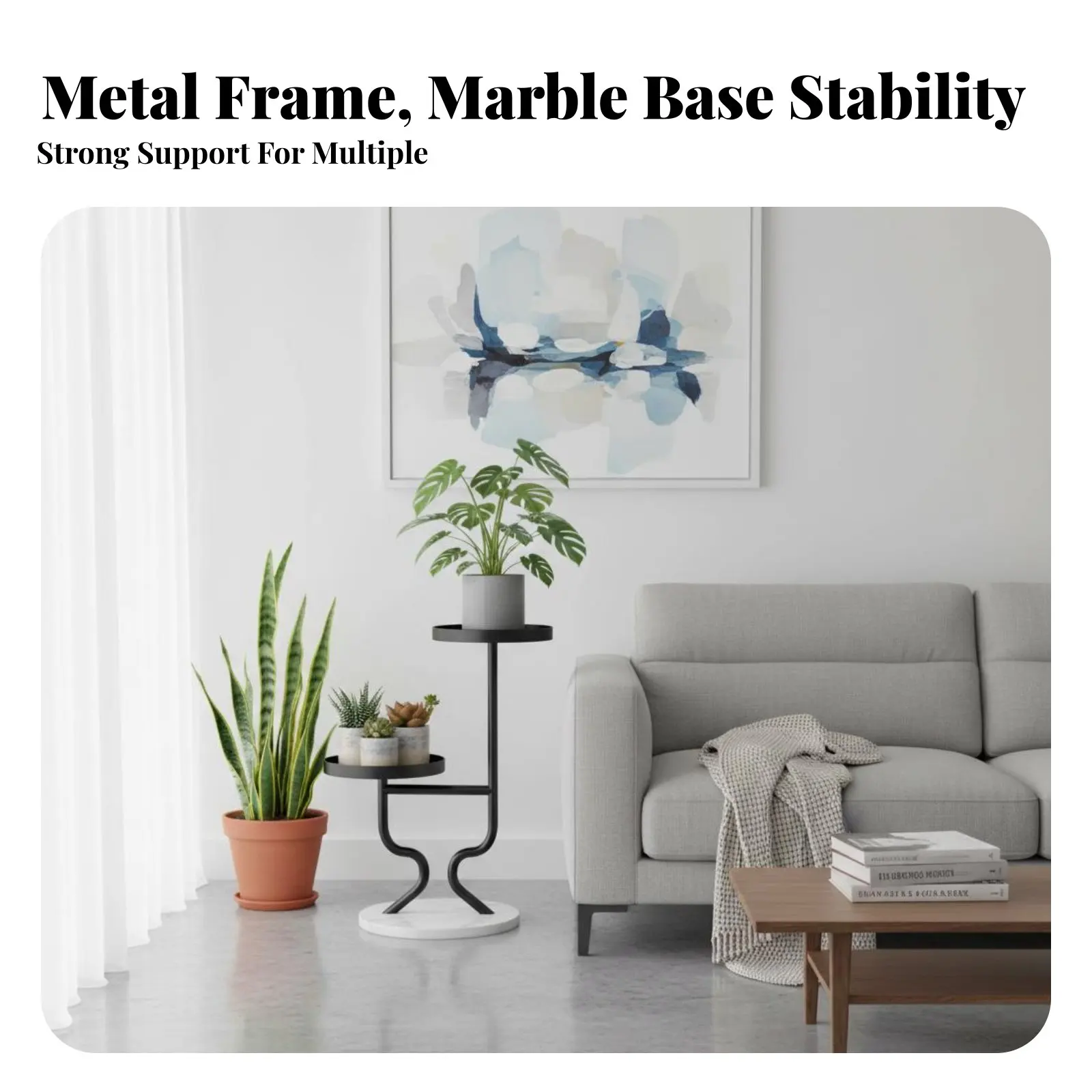 多層プランターシェルフ、多層植物スタンド、移動式キャスター付き、庭師、住宅所有者、屋内、屋外用