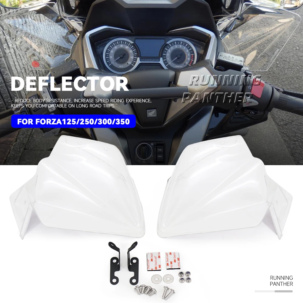 New Side Windshield Windscreen Wind Deflector For Honda  NSS125 250 300 350 2019 2020 2021 2022 Handlebar NSS125