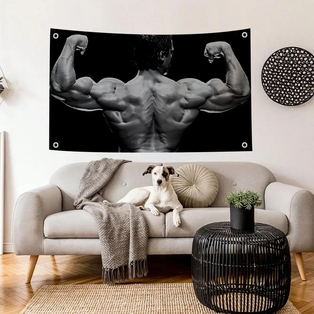 Fitness Fanatic A-Arnold Schwarzenegger Flags Decoration Flag Indoor Outdoor Hanging For Bedroom Living Room Bar Garden Party