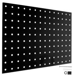 Metal Perforated Board Peg Pegboard Garage Tool Organizer Panel Pegboards Walls Workbench