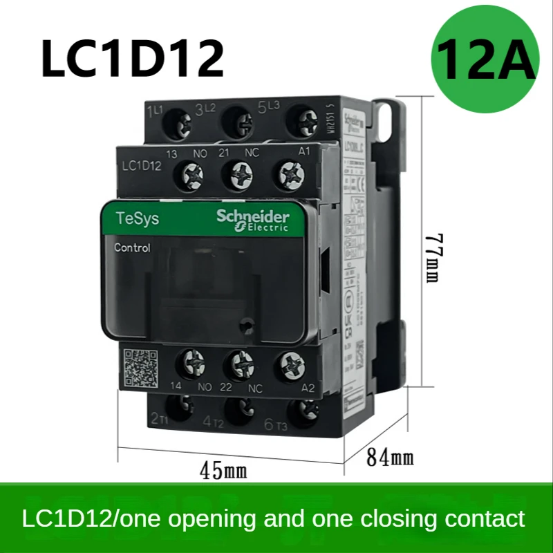 Schneider New black LC1D09A  LC1D12A  LC1D18A  version  AC Three-pole contactor 3P   B7C F7C Q7C M7C 24V 110V 220V 380V