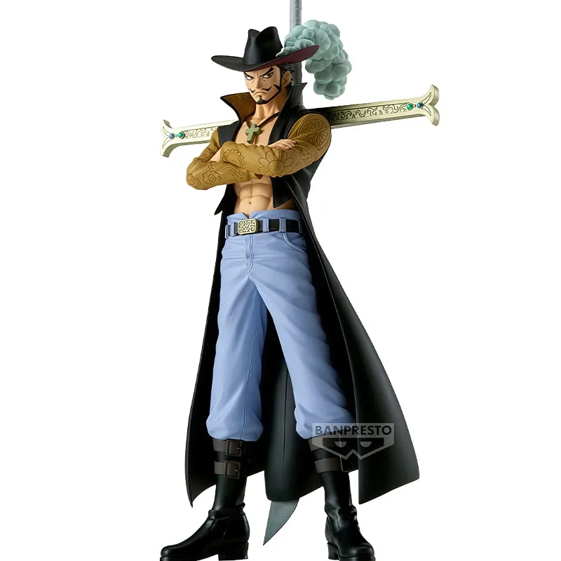 バンダイオリジナルバンプレストワンピースロロノア・ゾロ & ドラキュール・ミホークアニメアクションフィギュアおもちゃ男の子用クリスマスギフトグッズ