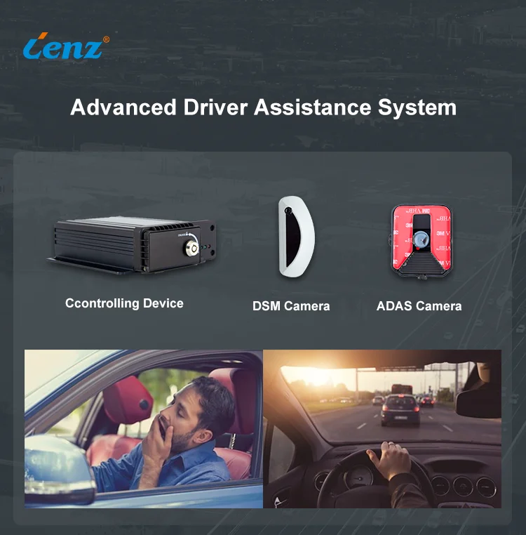 Driver anti fatigue monitoring device anti fatigue camera with ADAS camera 3G/4G anti fatigue monitoring device