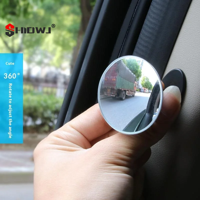 

Adjustable Wide Angle Convex Rearview Mirror for Car Back Passenger, Complete HD Glass Set.