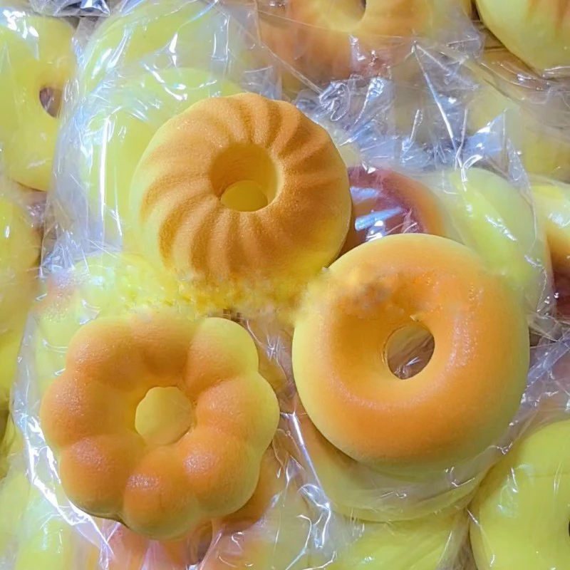 

Новый мягкий сжимаемый пончик, печенье, медленный отскок, щепотка, декомпрессионные вентиляционные игрушки, снятие стресса, мягкие сенсорные игрушки для сжатия рук