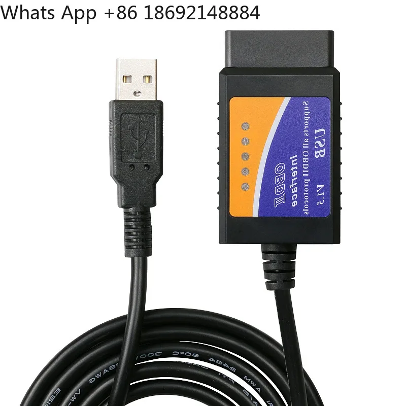 USB V1.5 OBD2 Scanner with CD Description OBDII Automotive Fault Detector
