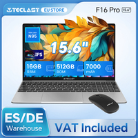 Teclast F16 Pro 15.6 inch Laptop Intel N95 CPU 16GB RAM 512GB SSD Windows 11 Pro Computer F16Pro Notebook, 1920x1080 IPS, Mini-HDMI, USB3.2, Backlit Keyboard