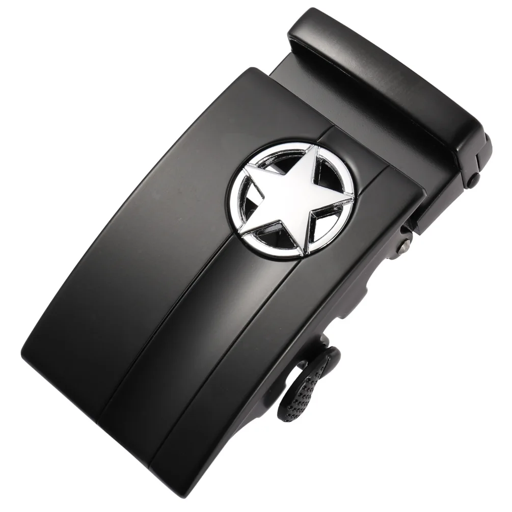 클래식 기하학 패턴 남성 벨트 버클 패션 자동 버클 다용도 벨트 액세서리 비즈니스 다양한 스타일 3.5cm