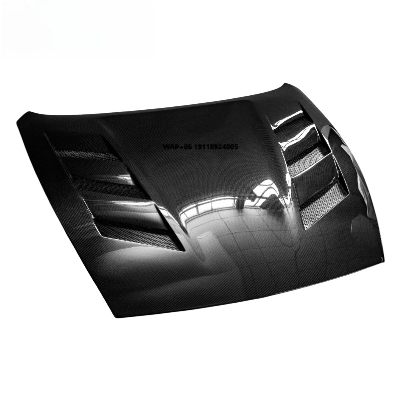 

Vented Forged Car Carbon Fiber Fibre Front Engine Bonnet Hood for 370Z Sport Coupe